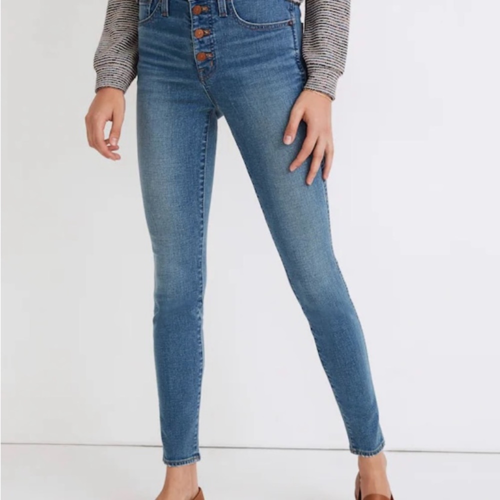 NWT Madewell 10” High Rise Skinny Size 24